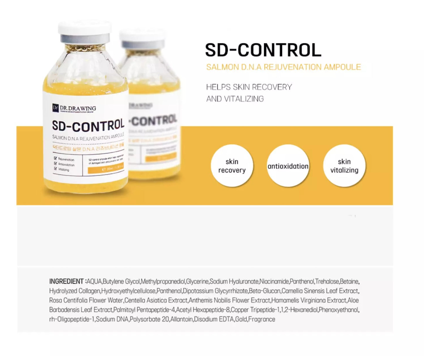 Dr. Drawing SD Control Salmon DNA Rejuvenation Ampoule